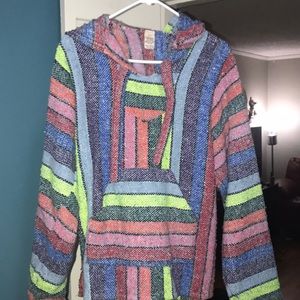 Colorful navajo pullover